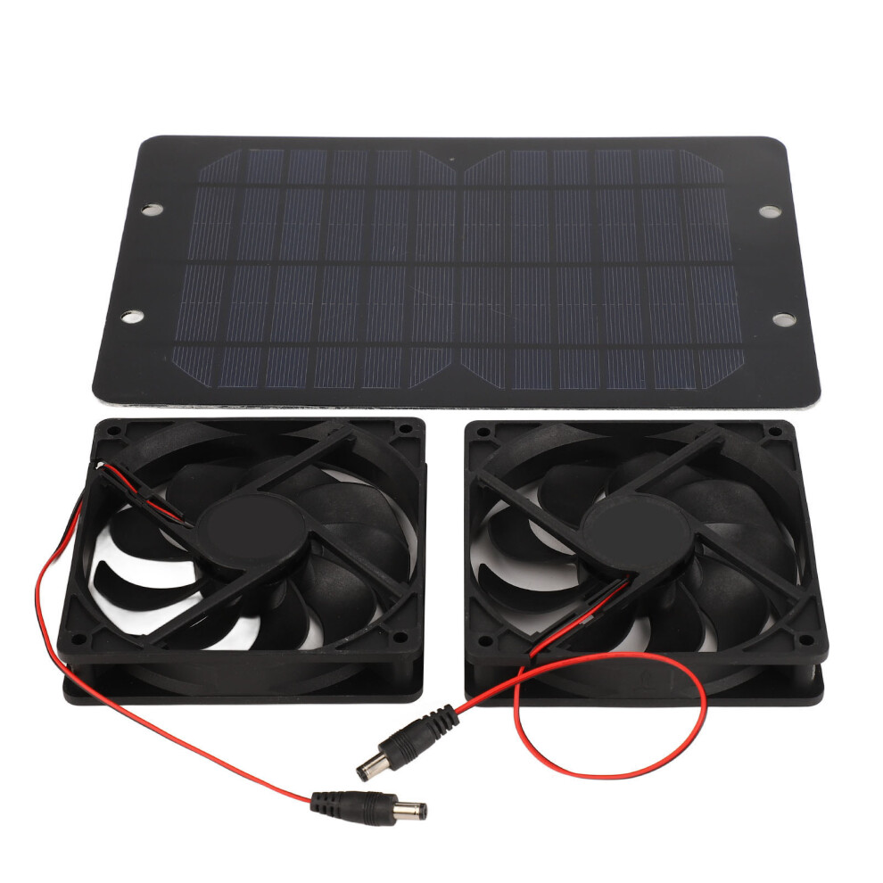 10W Dual Fan Solar Ventilator 7340572907820