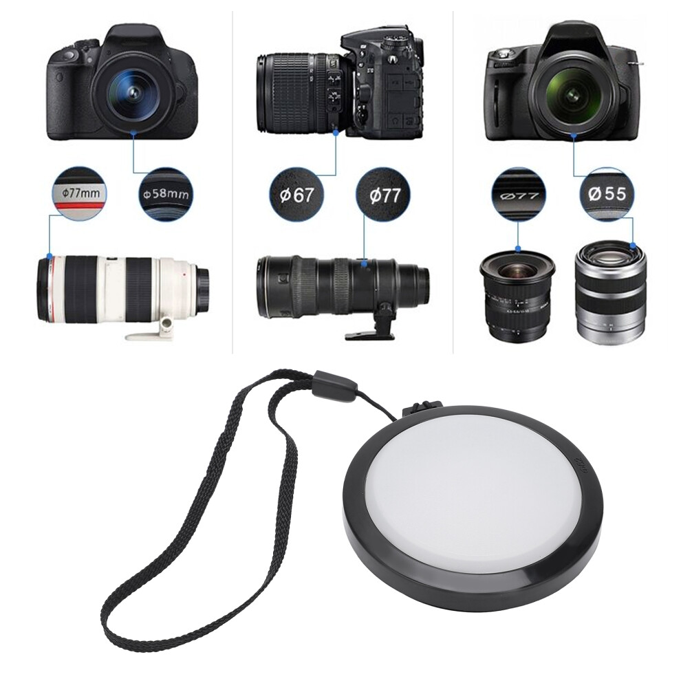 62Mm Balance Lens Cover Mennon Plastic White 7340572841308