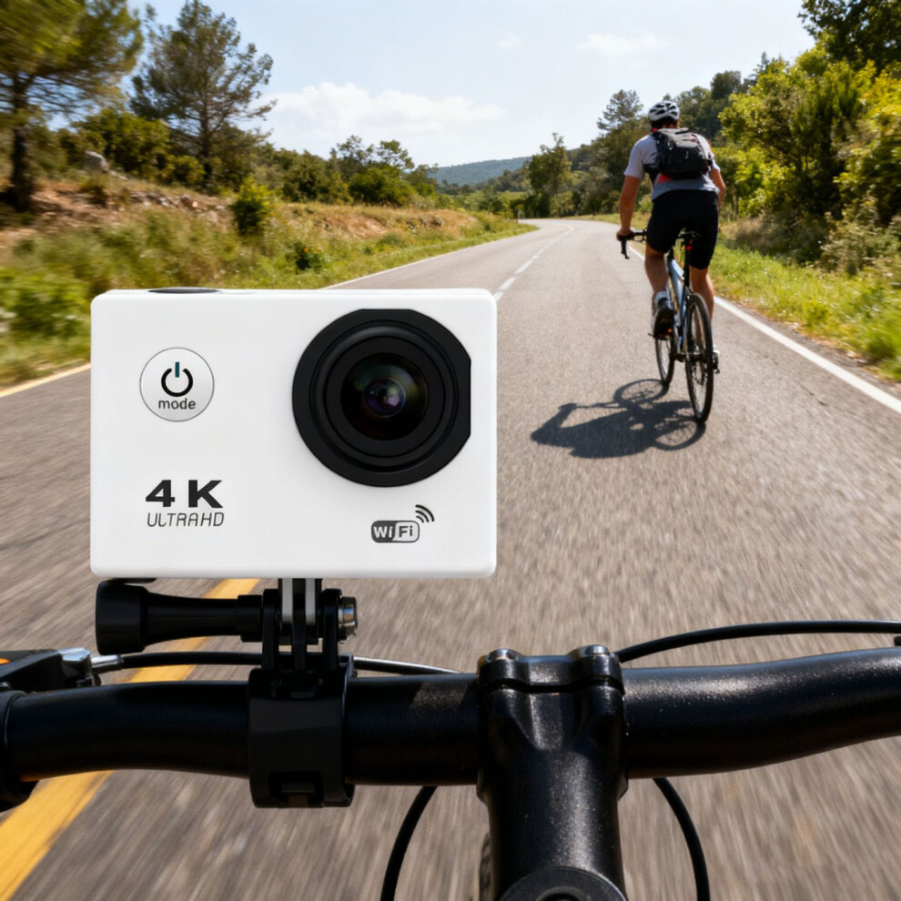 Wifi 4K Camcorder Waterproof White 7340572861672