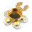 Boutons de manchette en forme de fleur géométrique, accessoires 1