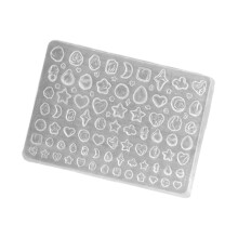 Multipurpose Pearls/Shell/Bowknot Shape Nail Stamp Plate-B739