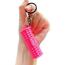 Porte-clés en forme de rouleau Miniature, accessoire-Rose rouge