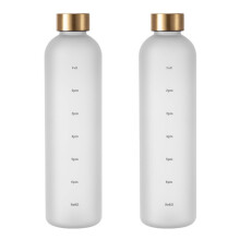 Láhev na vodu s časovou značkou 32 oz (2 ks)
