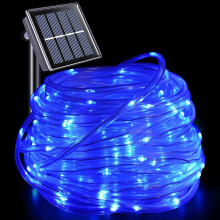 Solar-Lichterkette für den Außenbereich, wasserdicht, 22 m, 200 LEDs, 8 Modi