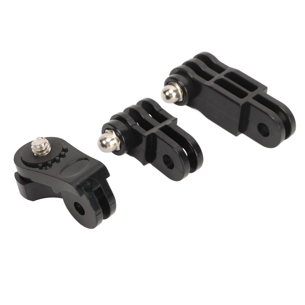 Motorcycle Helmet Chin Strap Mount Set Black 7340572884466
