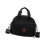 Modische Nylon-Handtasche-Schwarz (20 cm 1