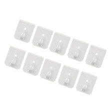 10 Stück Fensterhaken, dekorative Clips, ohne Bohren, für