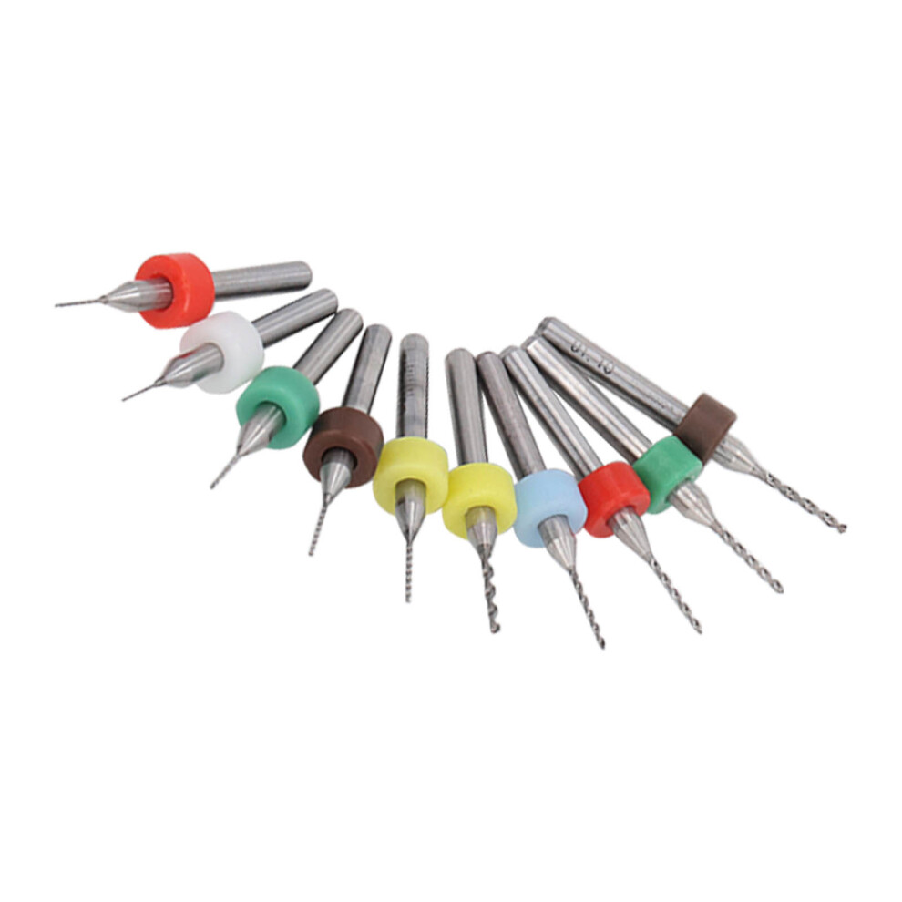 10 Pcs 1.5in Tungsten Drill Bit Set 1/8in