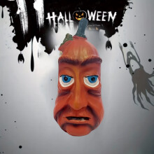 Kurpitsanpään hartsipatsas Halloween-koristelu