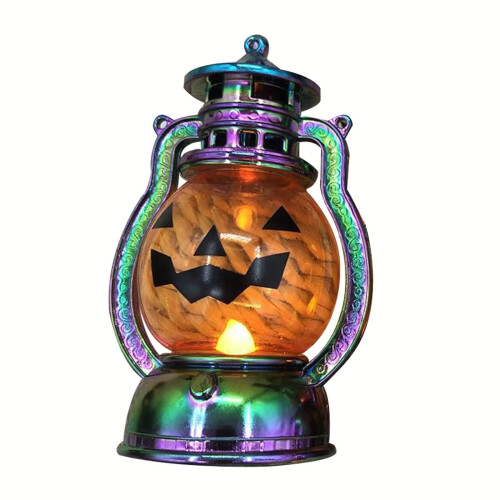 Bougie électronique décorative citrouille d'Halloween (1 pièce) 1