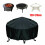 Κάλυμμα BBQ Μαύρο 120x20cm Στρογγυλό Εξωτερικού Χώρου Αδιάβροχο UV 4