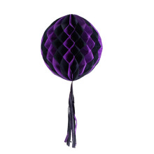 Décoration suspendue en forme de boule alvéolée pour les fêtes
