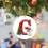 Christmas Tree Ornaments Red White 26-Piece 2