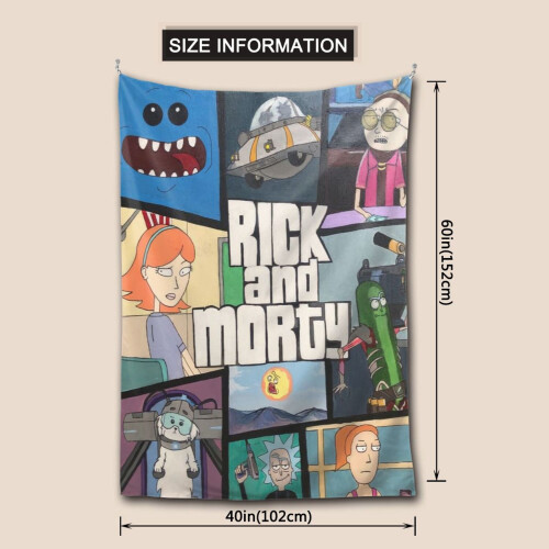 Rick and Morty Animated Tapestry Poster 1pc 2