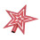 Christmas Star Tree Topper Red 3