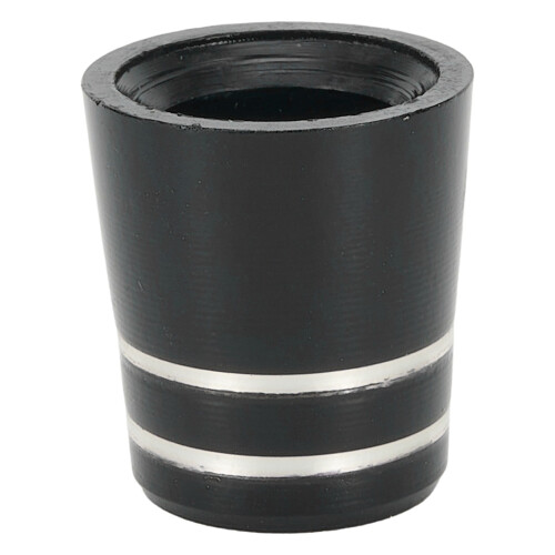 Black plastic golf club shaft ferrules 0.350/0.370 inch tip 2