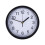 Silent Round Wall Clock Black 8 Inch 2