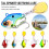 Whirlwind sequin submerged VIB lure 1 piece 2