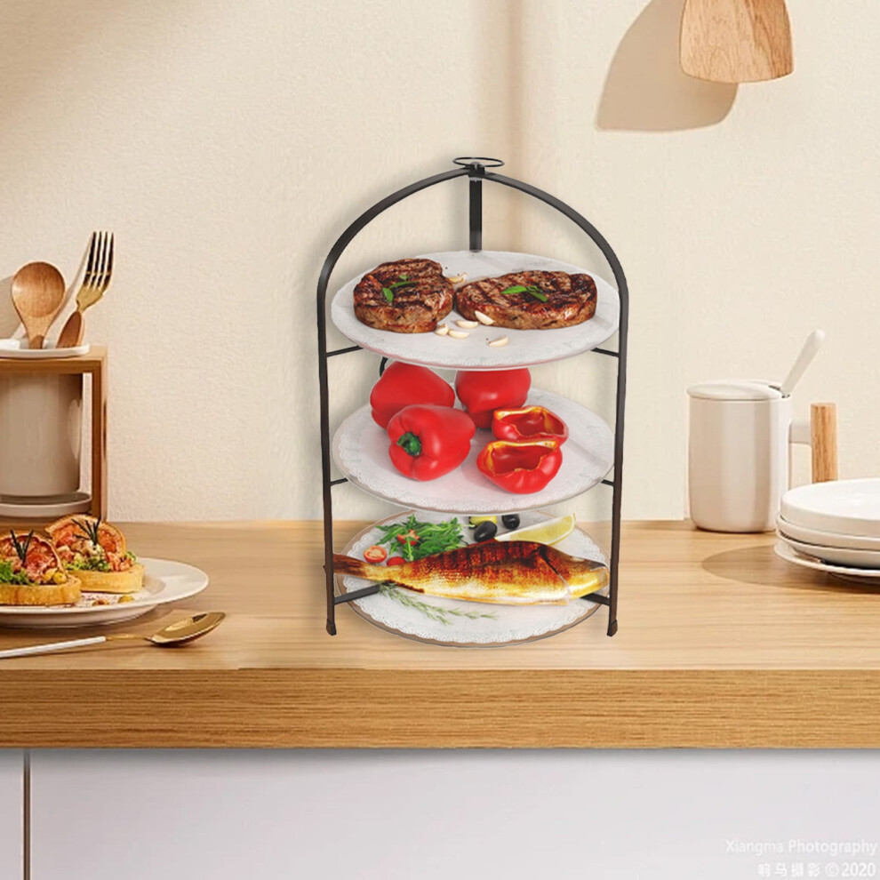 Kitchen Vegetable Rack Stackable Foldable Perforated Shelf