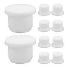 Witte peperstrooier met siliconen stop (10 stuks)