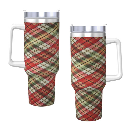 Juleternt glas i rustfrit stål, 40oz med hank 2