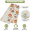 Chemin de table Thanksgiving style ferme automnale (1 paquet) 5