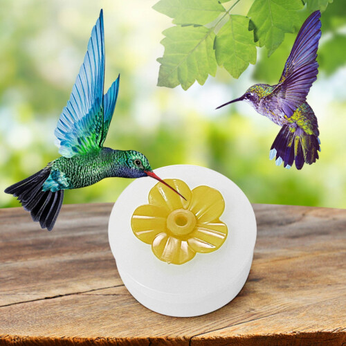 Mini Hummingbird Feeder Port Non-Toxic Plastic 2