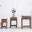 Support à fleurs vintage d'intérieur en bois 3