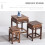 Support à fleurs vintage d'intérieur en bois 5