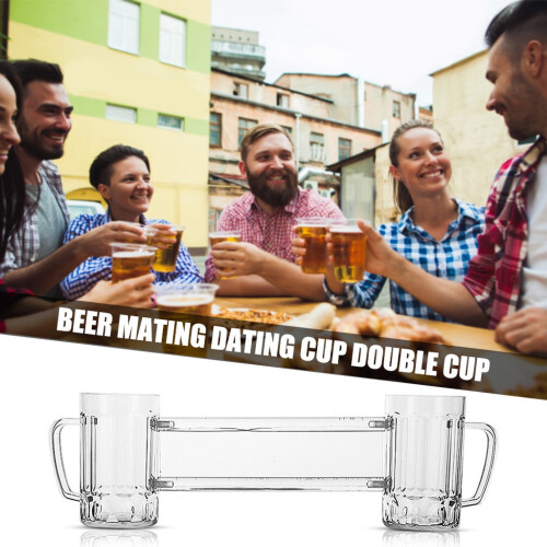 Begin double wine glass clear1set 1