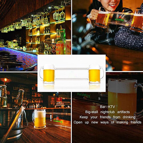 Begin double wine glass clear1set 2