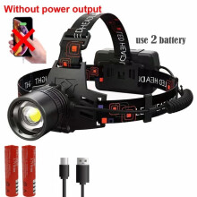 Lampada frontale E2 XHP50LED impermeabile ricaricabile tramite USB