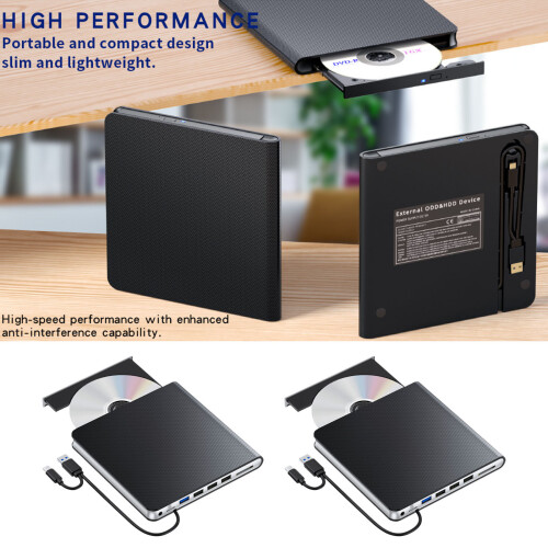 USB Type C extern schijfstation voor laptop USB3.0 USB2.0 2