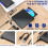 Portable 7 Port External Disc Writer External Disk Drive USB3.0 4