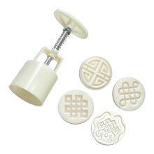 ABS Mooncakes-vormen Set handperstype bakvorm met Chinese-50G
