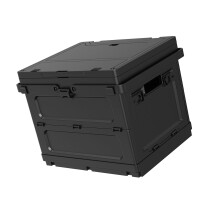 Space Saving Flexible Storage Case For Meal Trip And Auto-Black