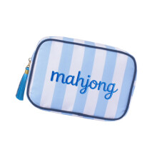 Premium substance Mahjong planner Featuring Secure Closure-Blue