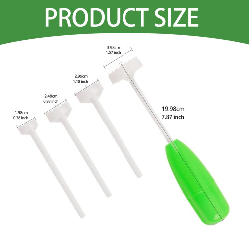 Saca-rolhas Core Digger para frutas com 4 cabeças intercambiáveis 2