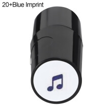 Golfbalstempelmarker met blauwe opdruk, 1 stuk