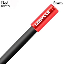 Kabelendekapper Røde 5 mm 10 stk.