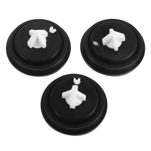 3Pièces Diaphragme Caoutchouc Valve Wc Joint Anti- Noir