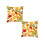 Capa de almofada Xubond Harvest com estampa de bordo, 45x45 cm (18x18 polegadas) 1