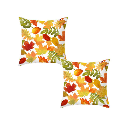 Capa de almofada Xubond Harvest com estampa de bordo, 45x45 cm (18x18 polegadas)