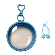 Mini Collectible Display Bag Featuring A Secure Closure-Blue