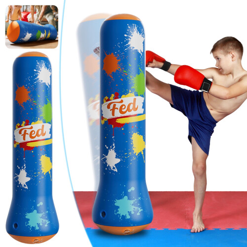 Colonne de boxe gonflable pour enfants, usage domestique, 1 pièce