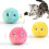 Cat Ball Toys Fluffy Plush Interactive Chirping3-Pack 1