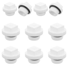 Bouchons de tuyau d'arrosage en plastique remplaçables - 10
