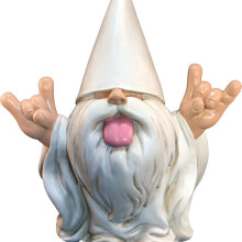 Decoración de jardín de hadas con gnomos de jardín