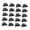 Black 3PIN CR2032 Battery Socket with Copper Contacts-20 pieces 1
