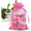 Svarta organza presentpåsar 100 st 1